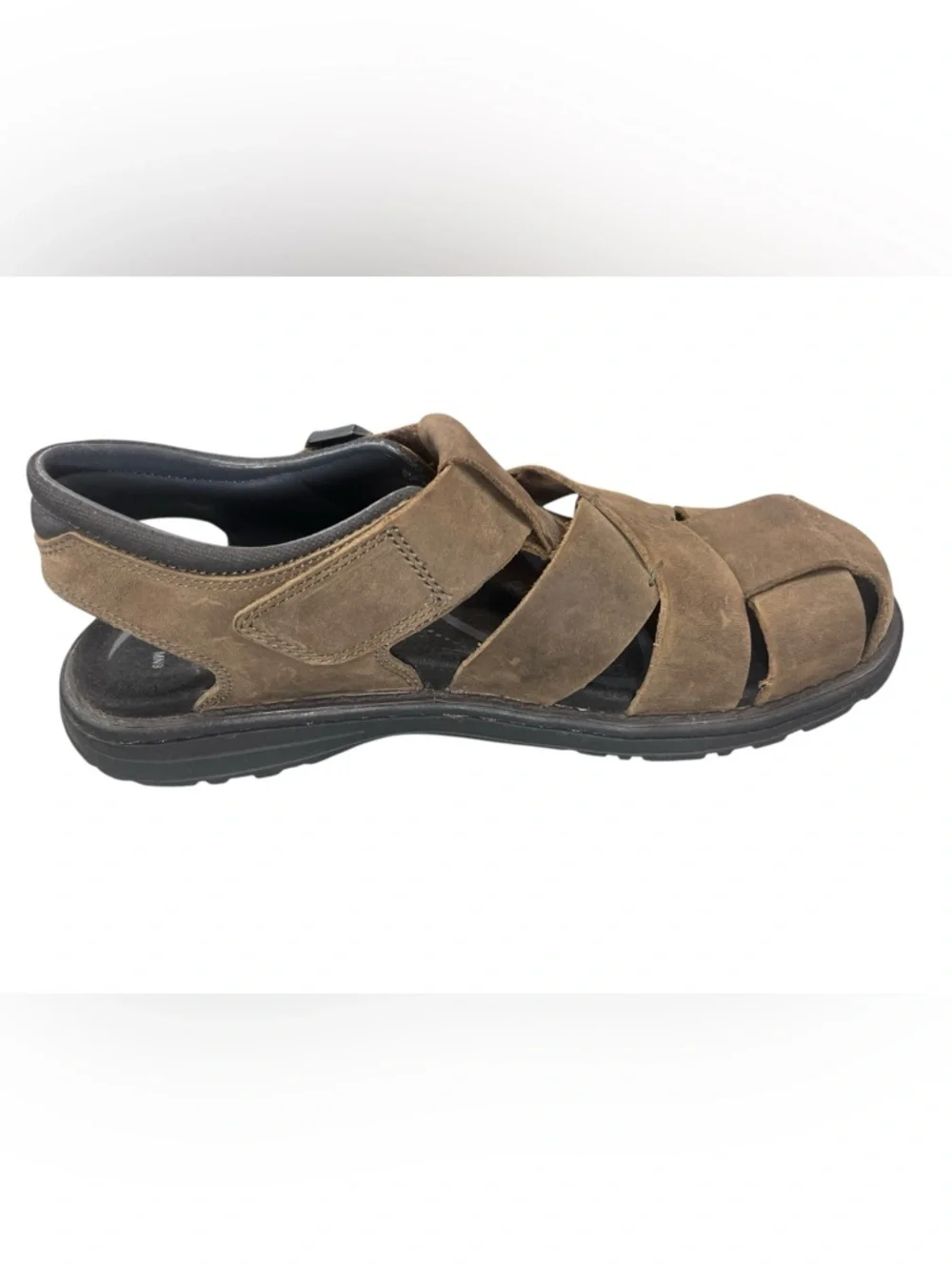 ABEO Brandon Orthotic Leather Sandals Men’s 9 Brown Arch Support Comfort